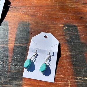 Chic Turquoise Drop Earrings